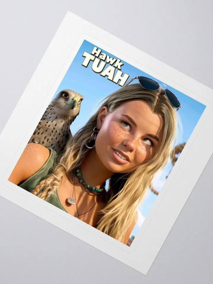 Hawk Tuah Cartoon Sticker product image (2)
