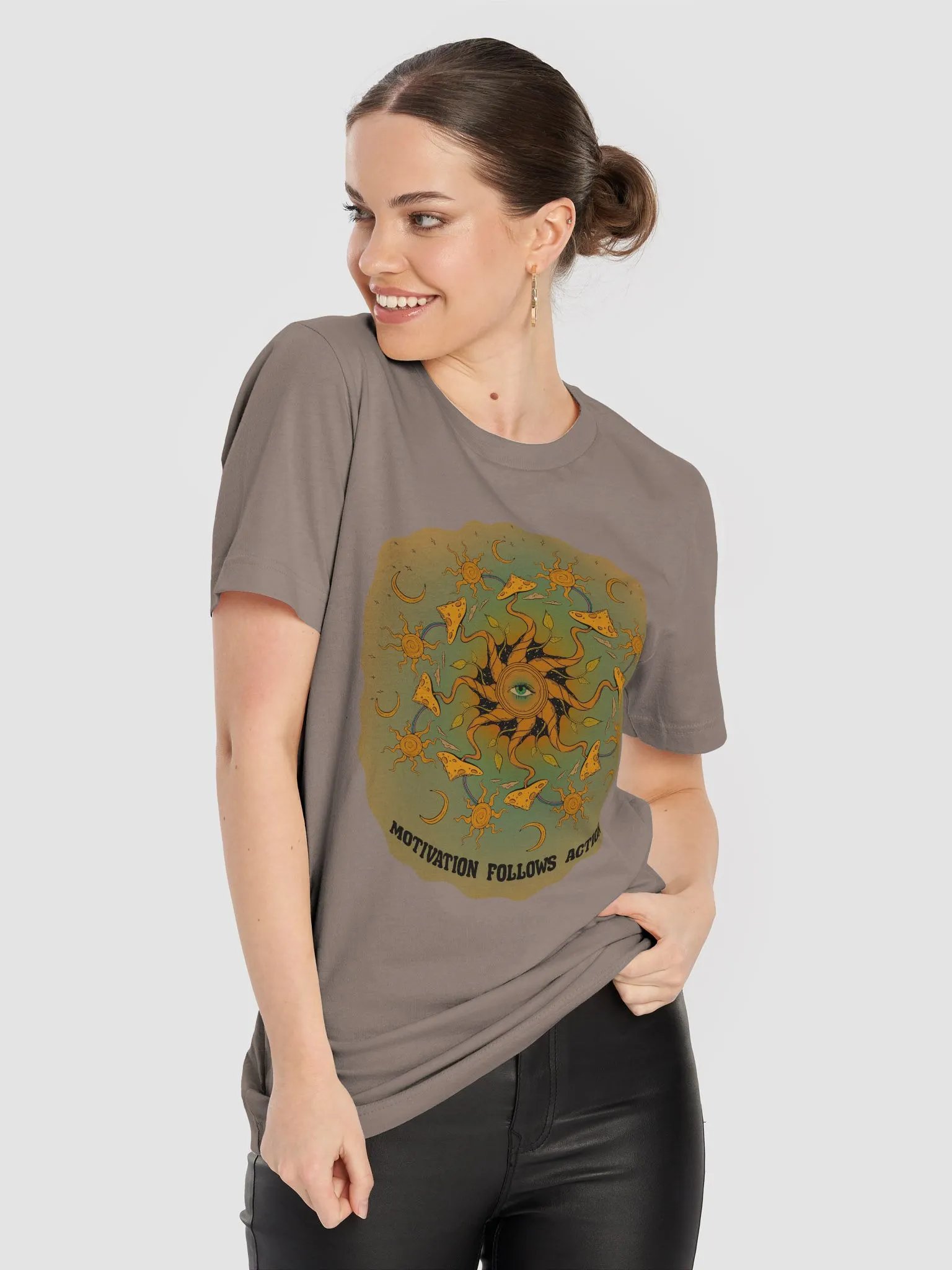 Multisex T-Shirt - Motivation Follows Action product image (8)