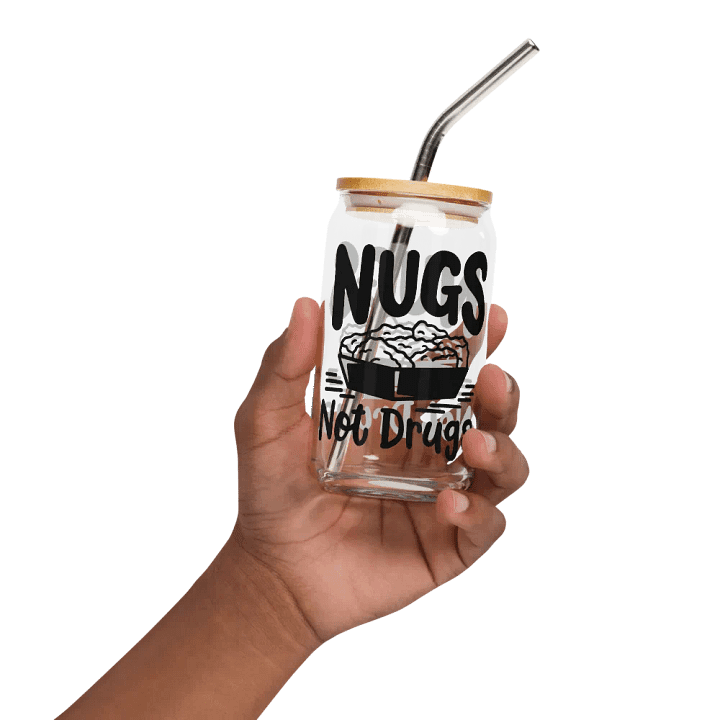 Nugs Not Drugs - Can-Shaped Glass product image (2)