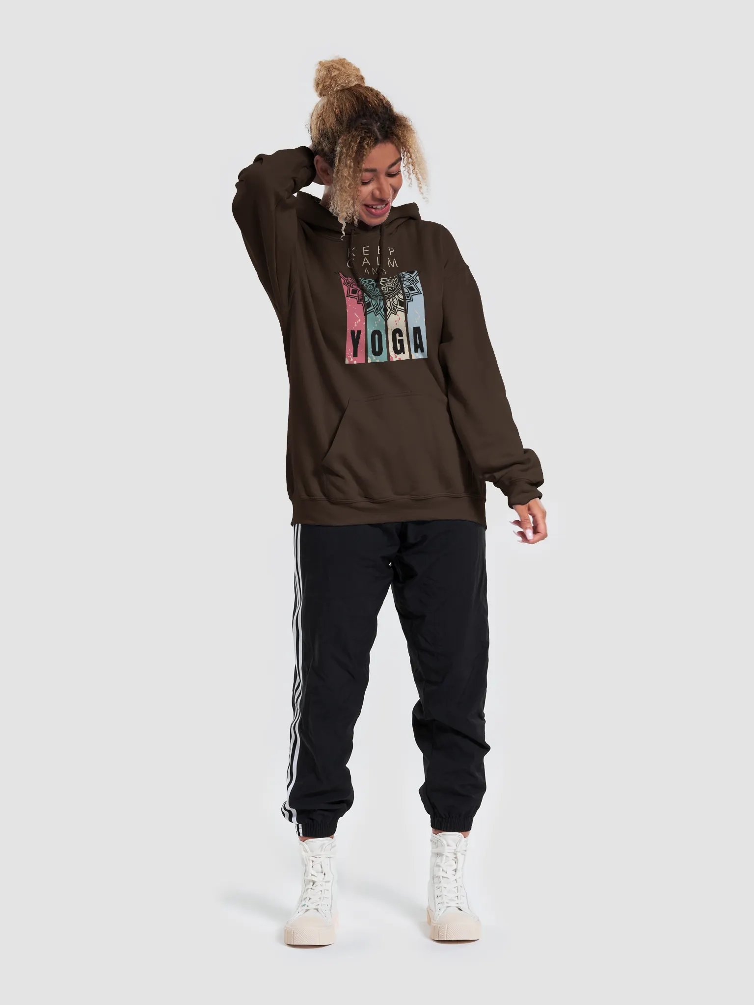 Mandala Serenity Hoodie - Embrace Calm with Yoga product image (5)