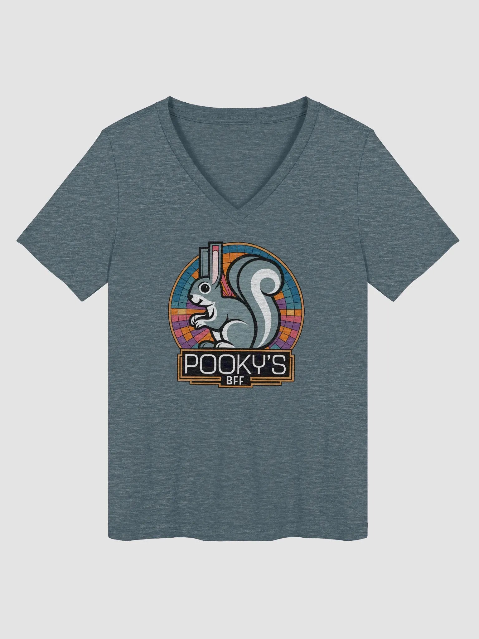 Pooky's BFF Relaxed V-Neck Tee product image (1)