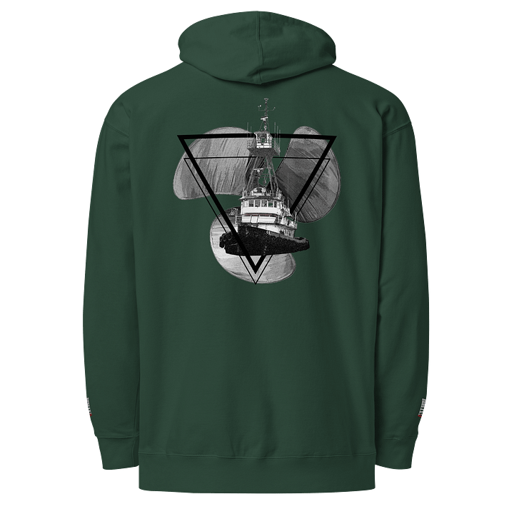 Three blade prop triangle - Twin Anchor Front & sleeves (embroidered) product image (13)