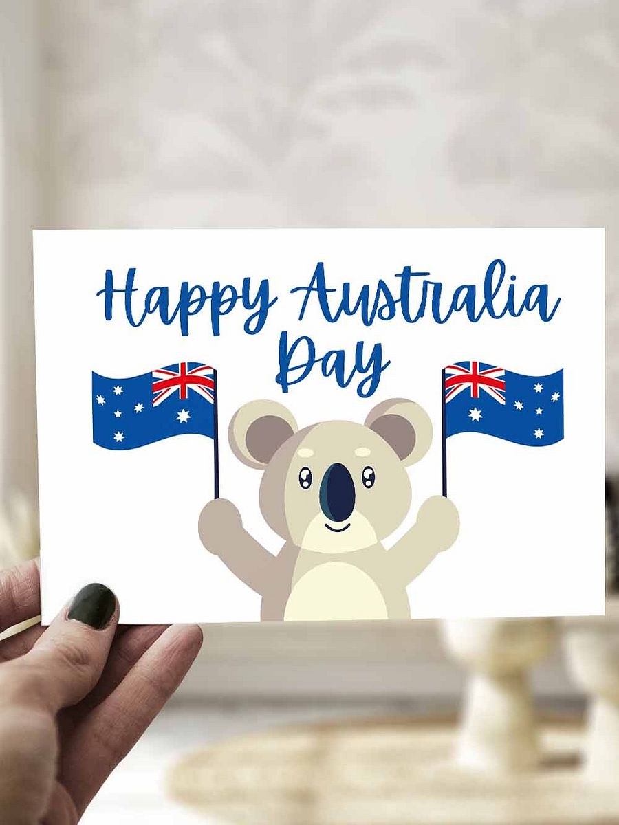 Koala Australia Day Greeting Card product image (1)