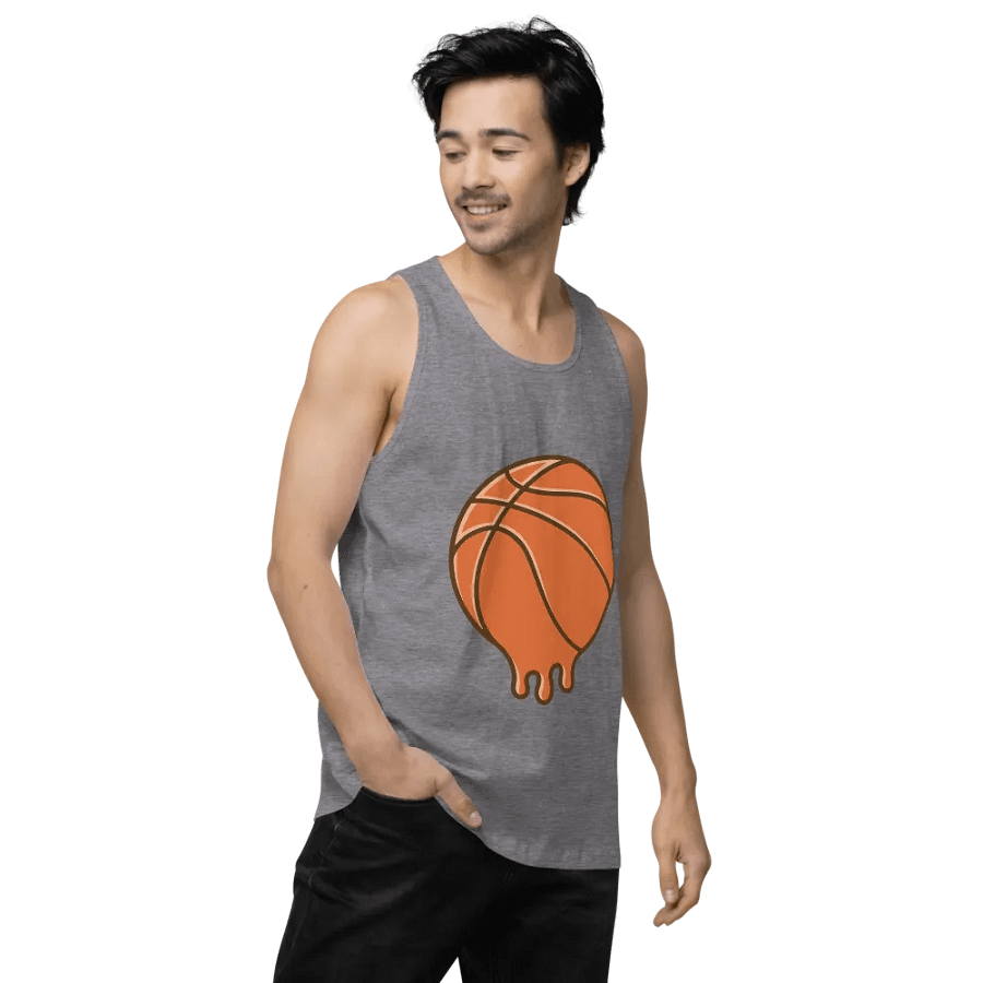 Melting Basketball Athletic Tanktop product image (3)