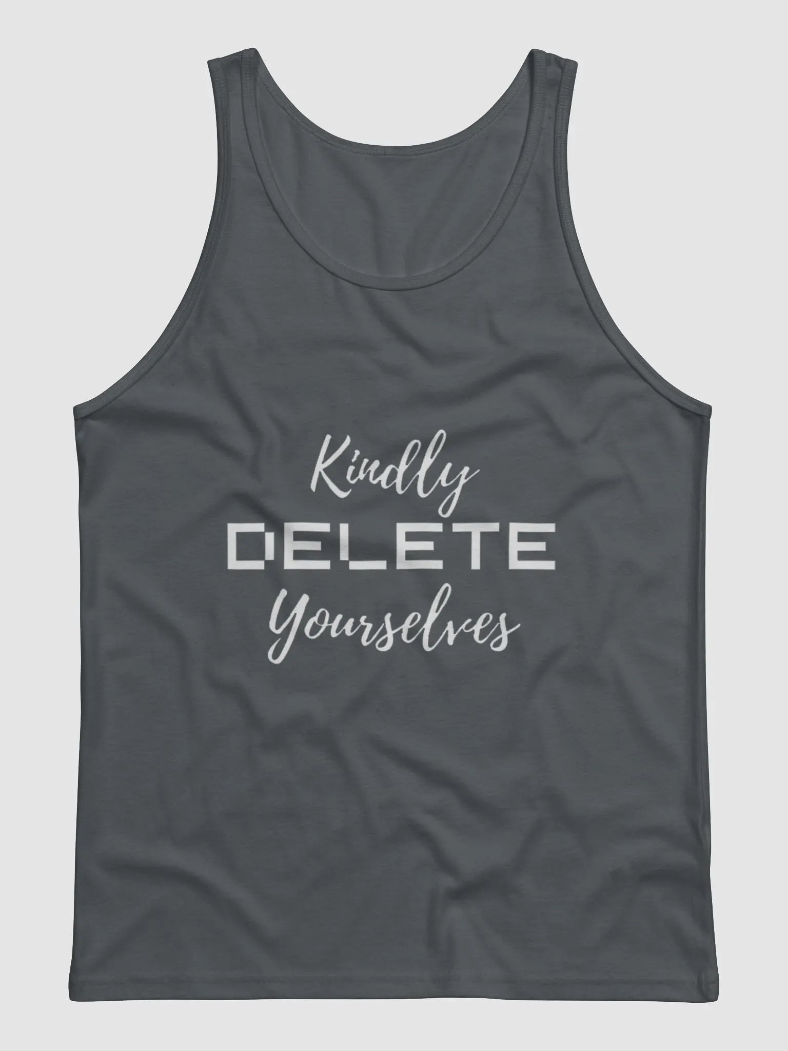 Kindly Delete Yourselves Failsafe Singlet Top product image (5)