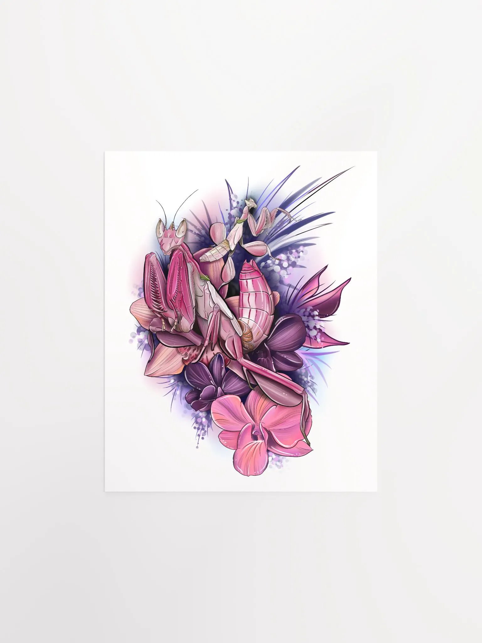 Hymenopus coronatus Poster product image (1)