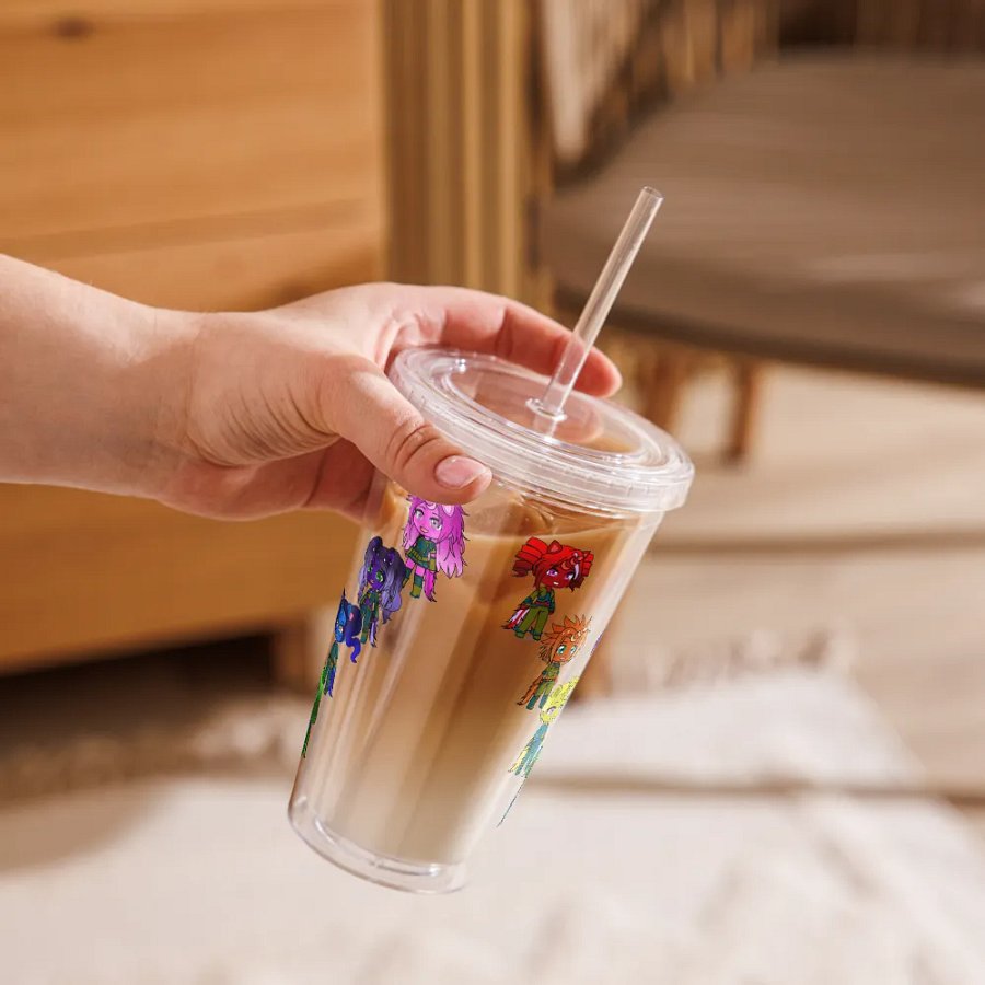 The Shadow Unicorns Plastic Tumbler 16oz product image (9)