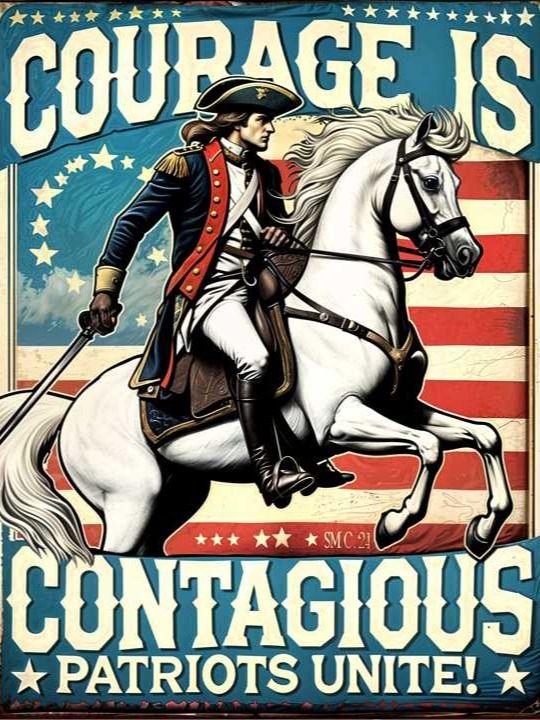 Courageous Patriots Organic Tote product image (3)