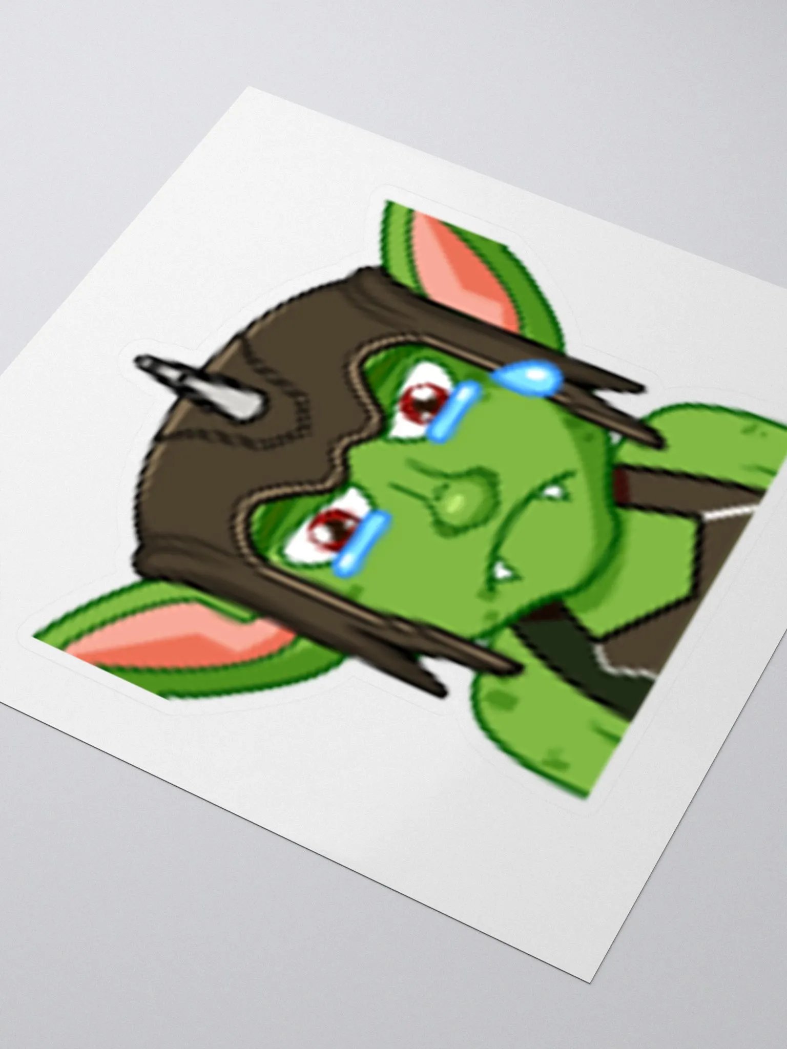 Sad Kiss Cut Sticker product image (3)