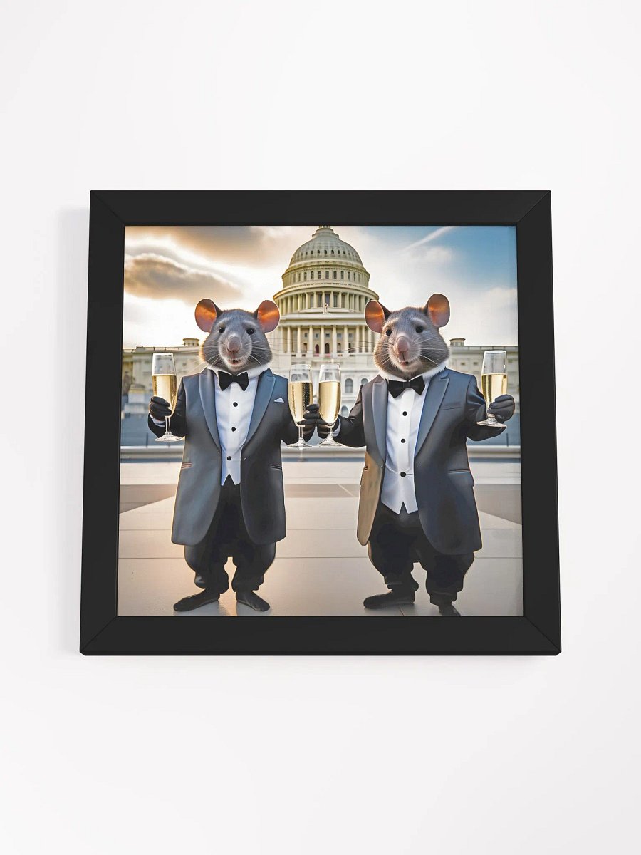 Two Cute Rats Celebrating at the US Capitol product image (7)