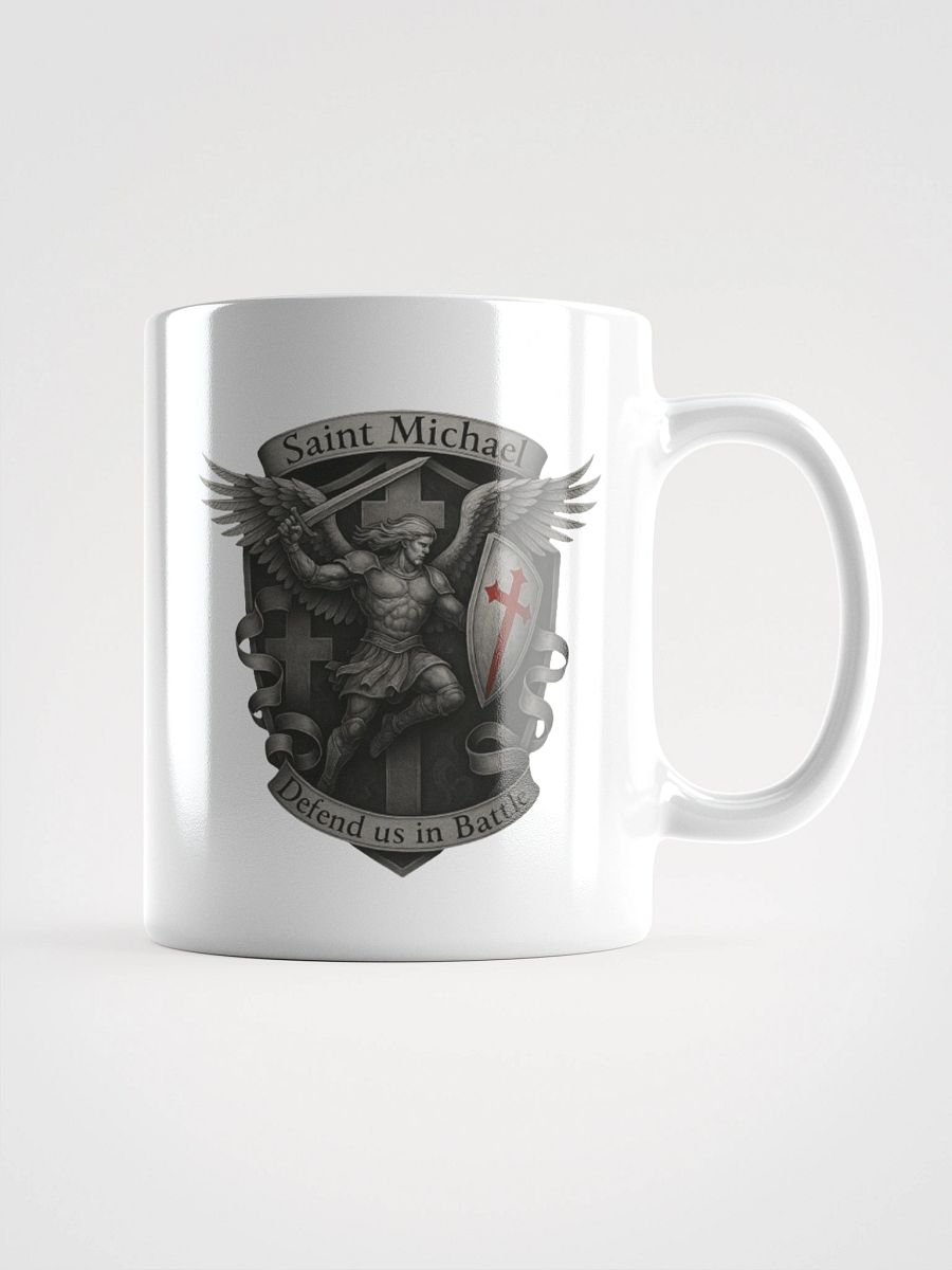 St Michael Defend Us In Battle Mug product image (2)