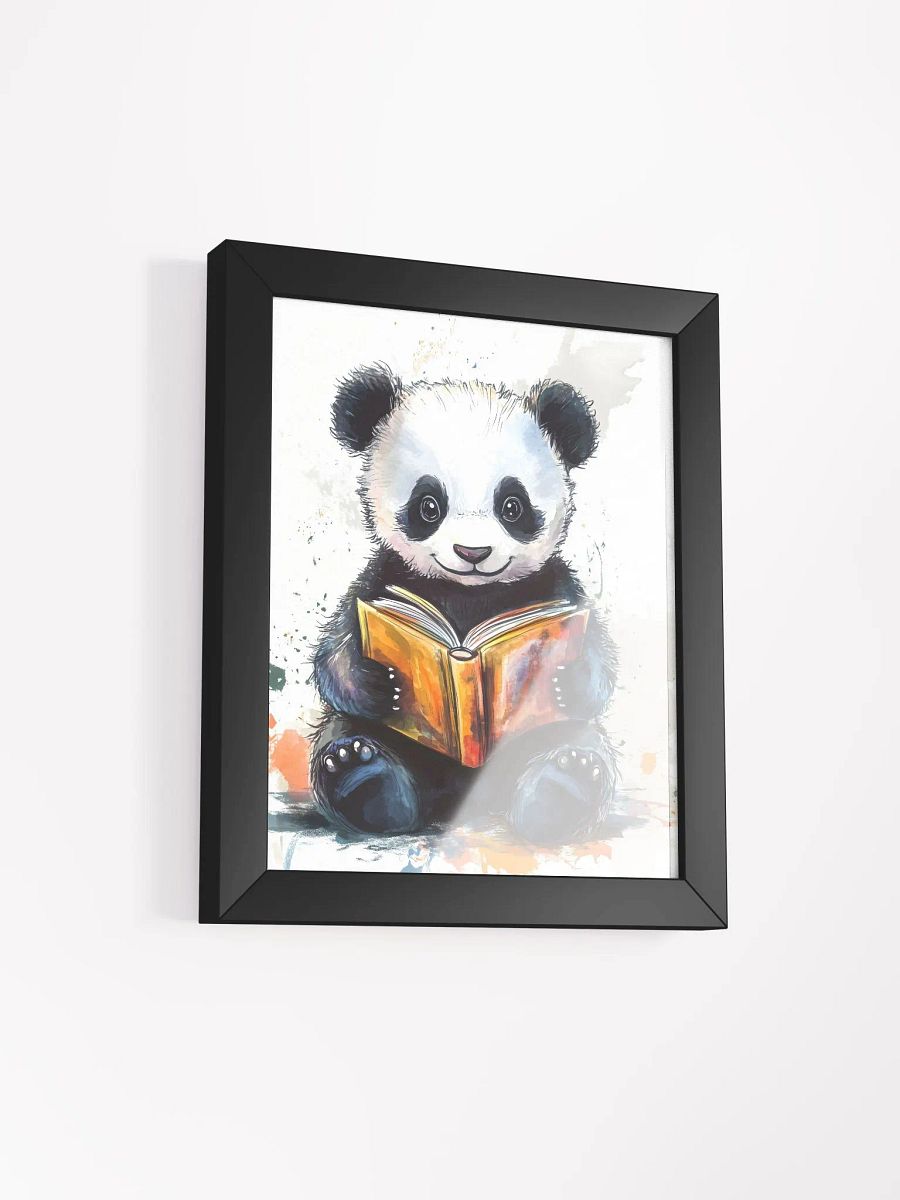 Baby Panda's Literary Retreat Framed Poster product image (23)