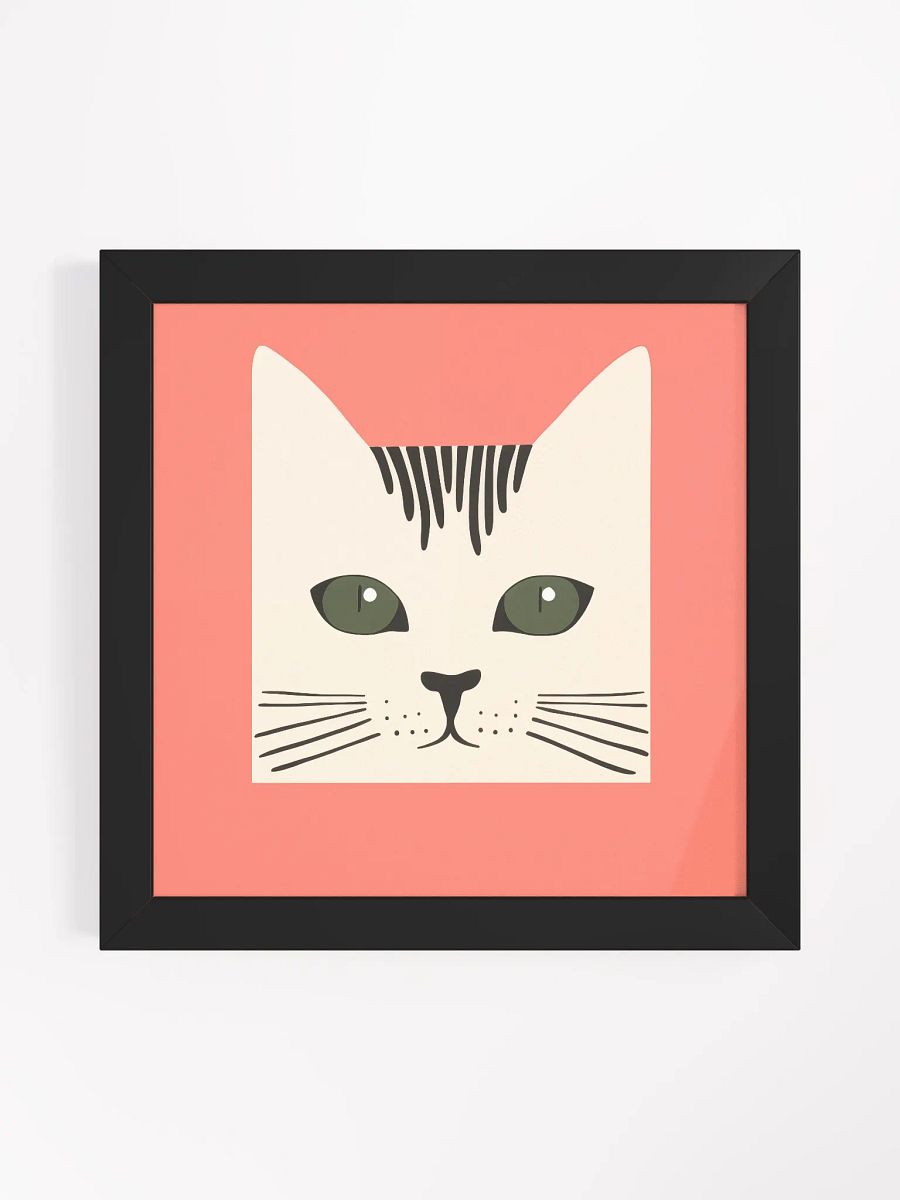 Whiskered Wonder Framed Poster product image (1)