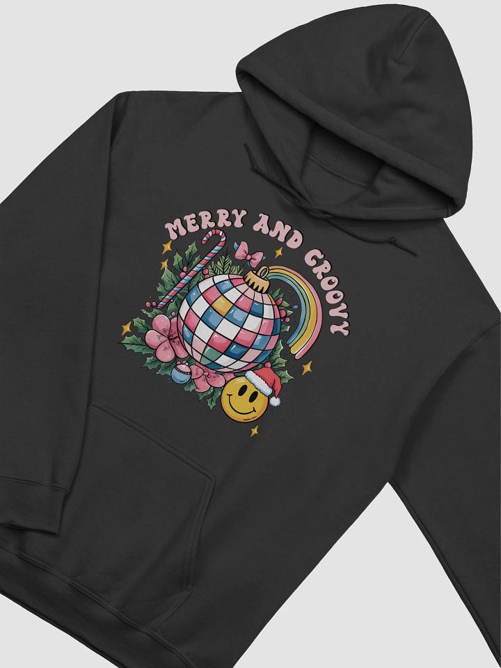 Merry and Groovy Disco Ball Hoodie product image (2)