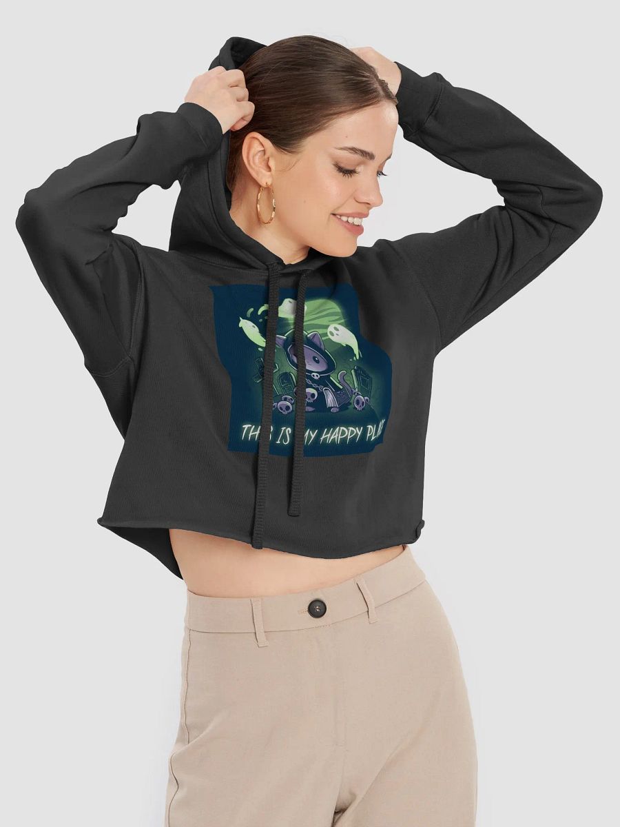 Grim Reaper Cat Crop Hoodie product image (19)