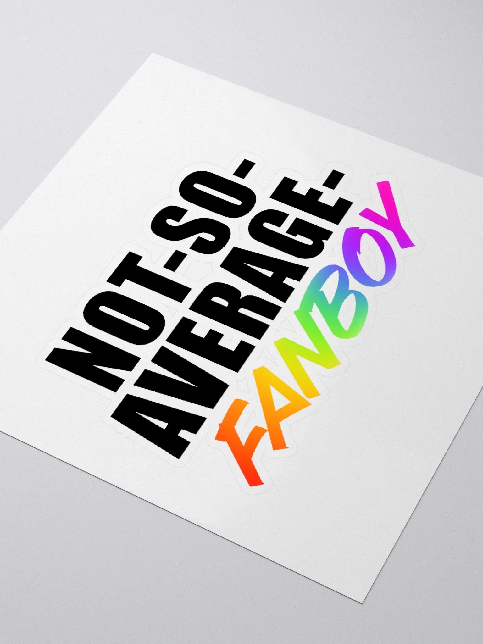 Not-So-Average-Fanboy Sticker product image (7)