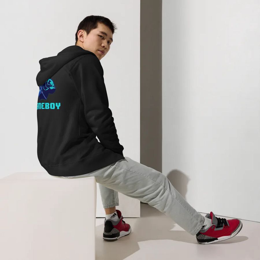 Gameboy Zip-Up Hoodie w/Logo in the Back and Front product image (12)