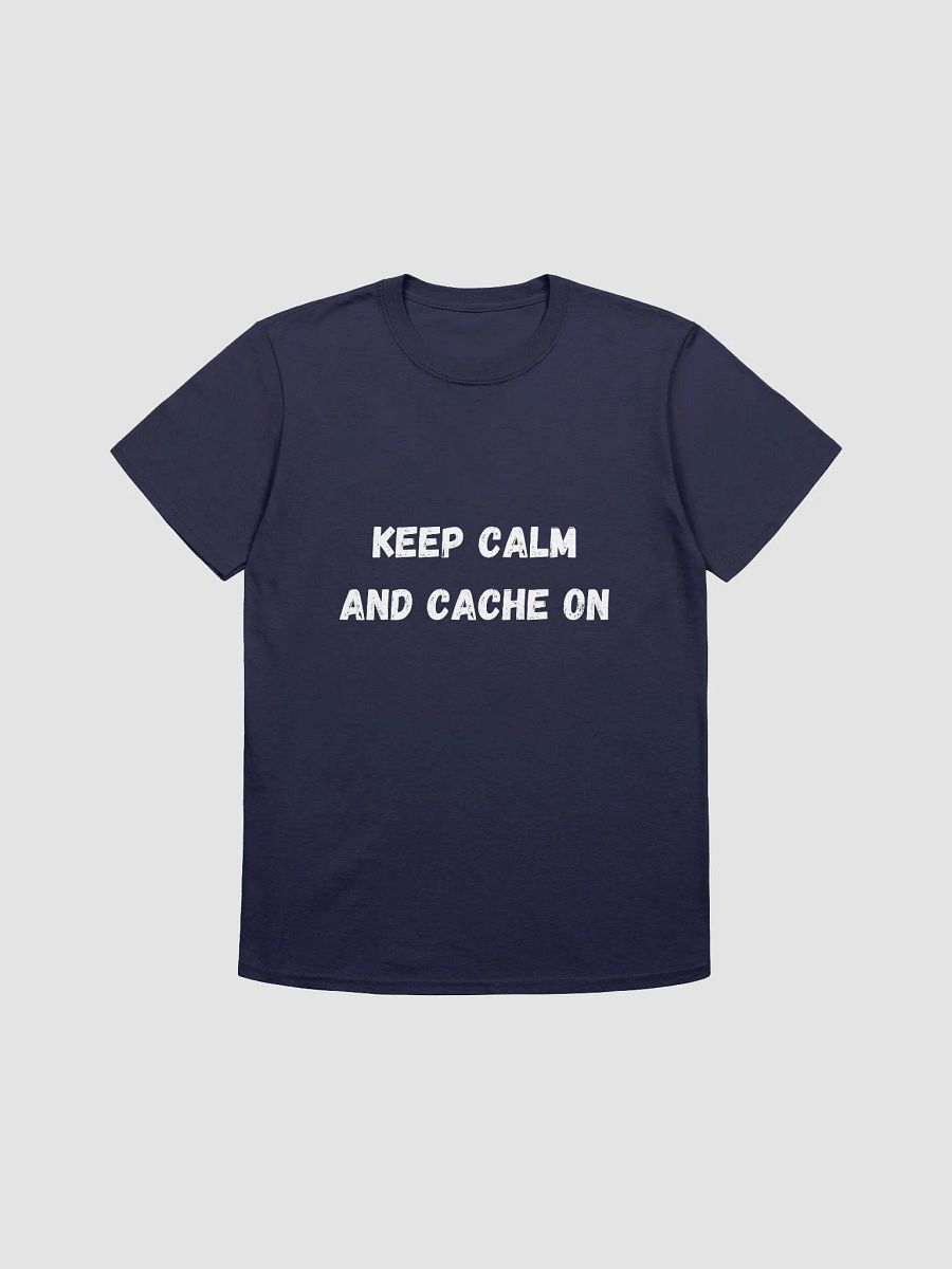 Keep calm and cache on - Cool and Casual Geocaching T-Shirt product image (27)
