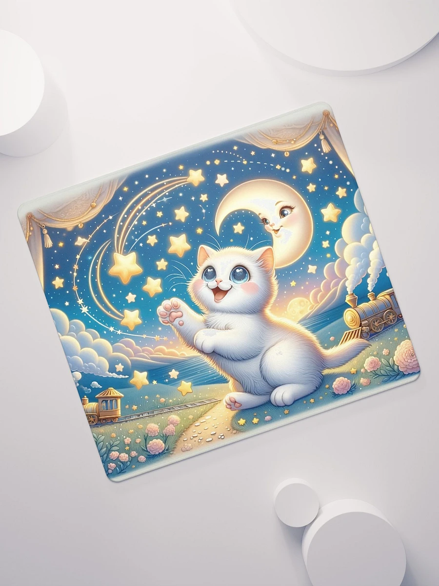 Gaming Mouse Pad: Moon and Stars Cat product image (7)