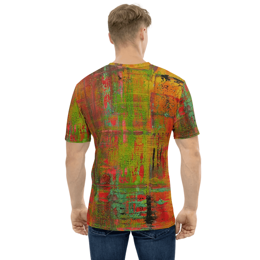 original painting in squeegee style on all over print product image (1)