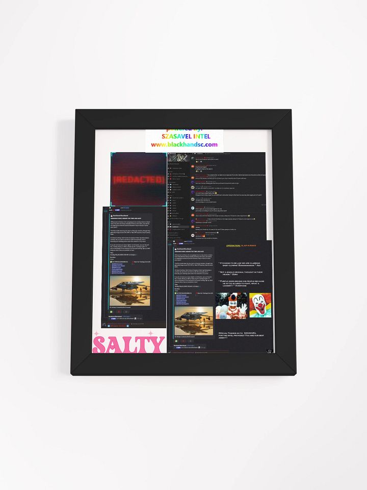 Salty Secrets Whackateers Framed Digital Art Print (limited edition) product image (1)