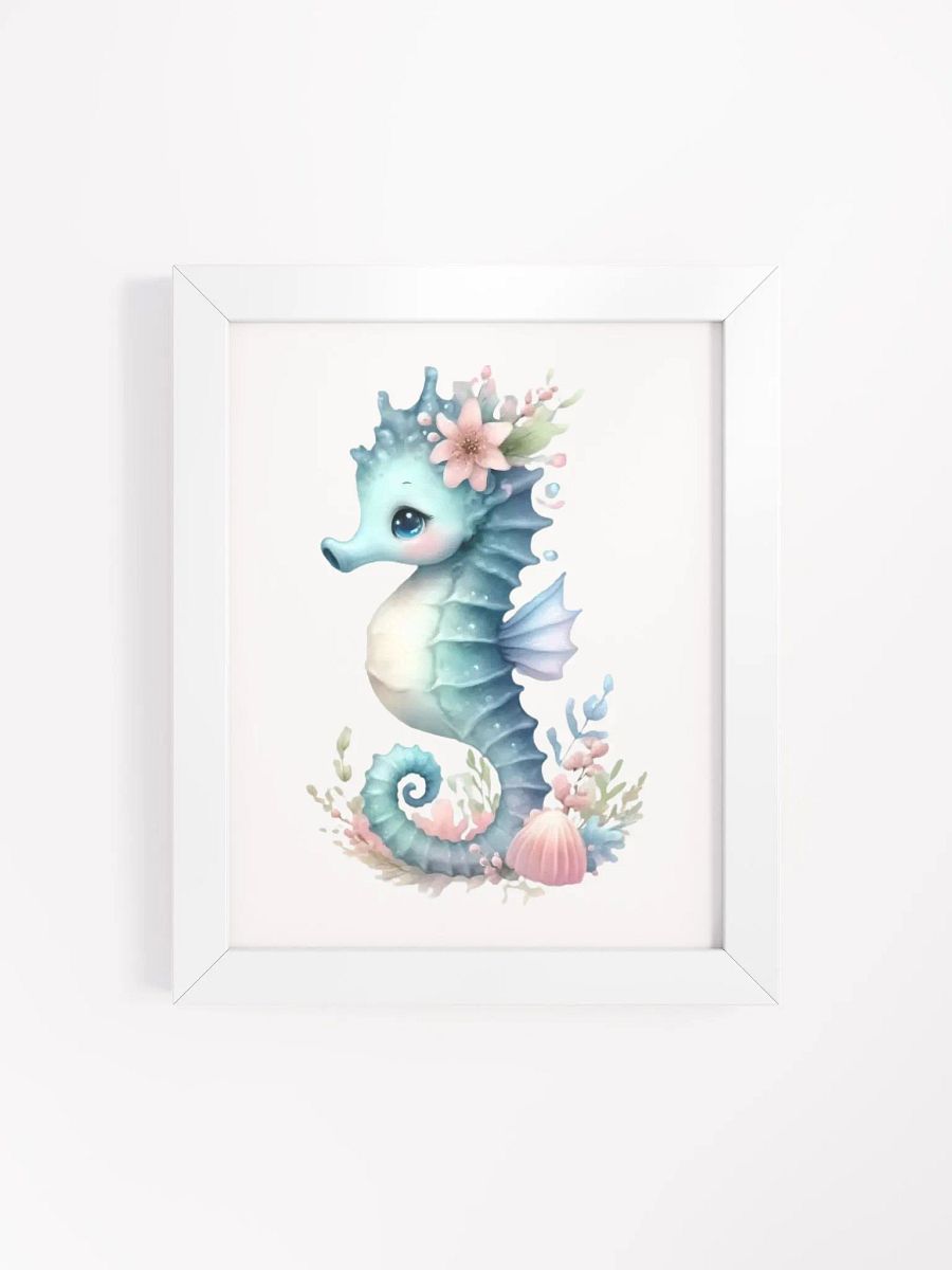 Whimsical Seahorse Fantasy Framed Poster product image (32)