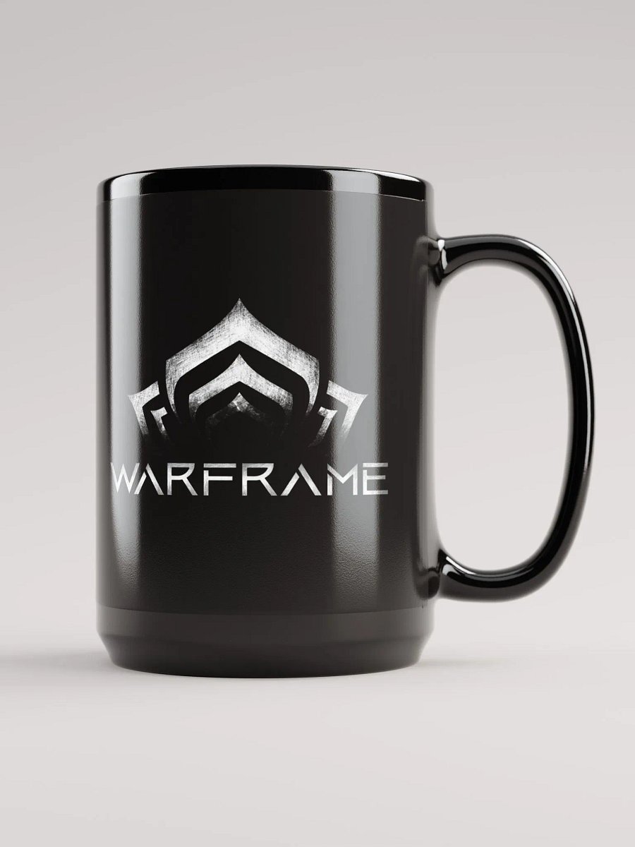 Warframe Geometric Design Black Glossy Mug product image (3)