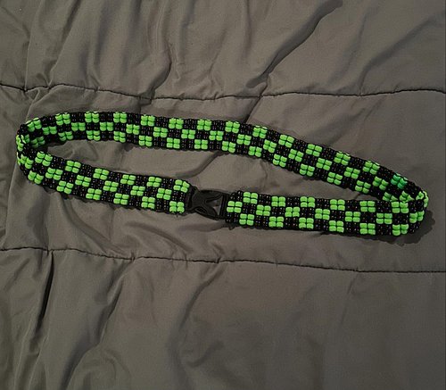 made a kandi belt !! 
.
.
.
#kandi #beads #ponybeads #plur #rave #kandibelt