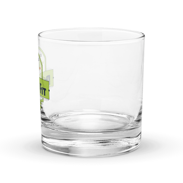Pickle Fit Logo Rocks Glass product image (2)