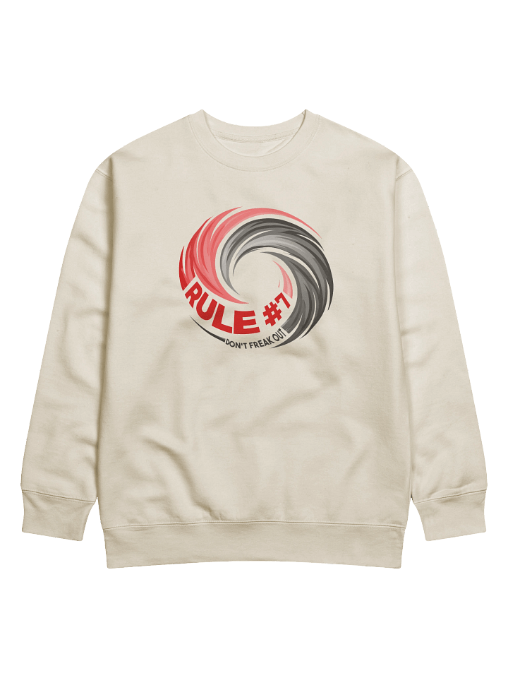 Rule #7 Sweatshirt Pewter and Red product image (71)