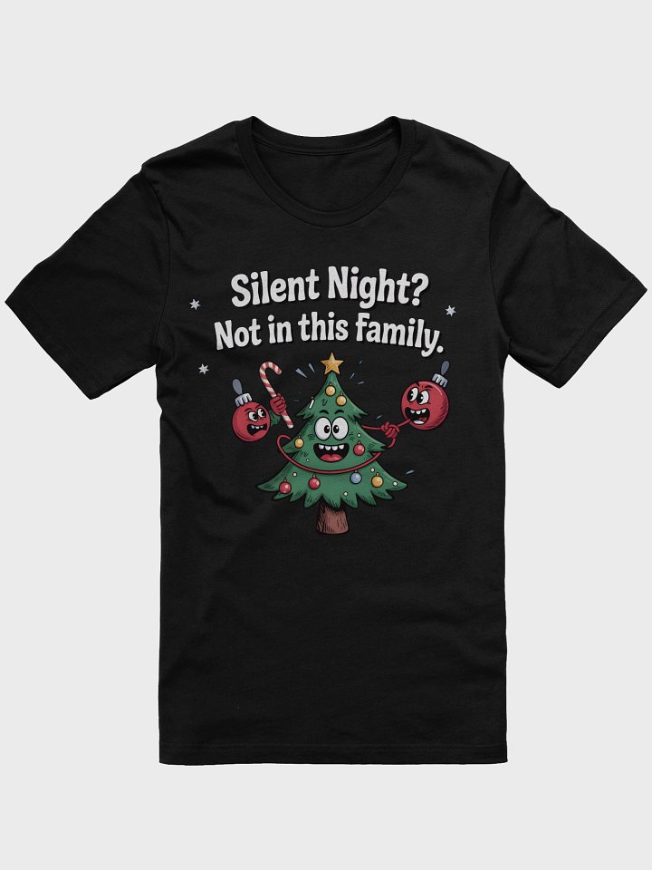 Cheerful Christmas Tree Family T-Shirt product image (3)