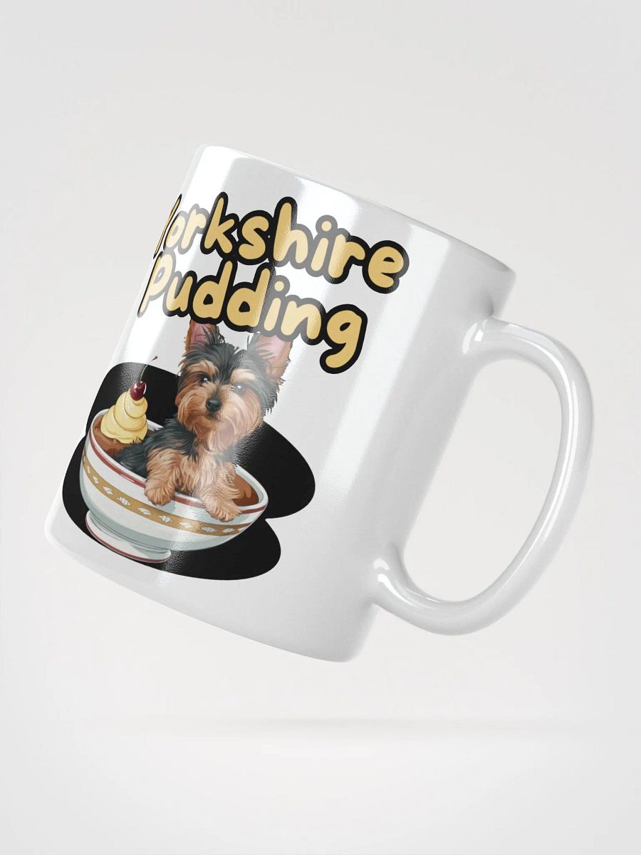 Adorable Yorkshire Pudding Ceramic Mug with Dog Design product image (3)