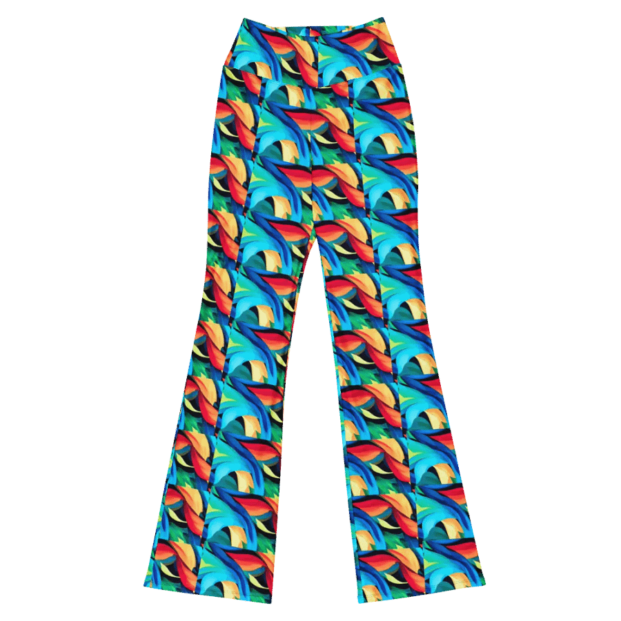 Rainbow Weave Yoga Pants product image (6)