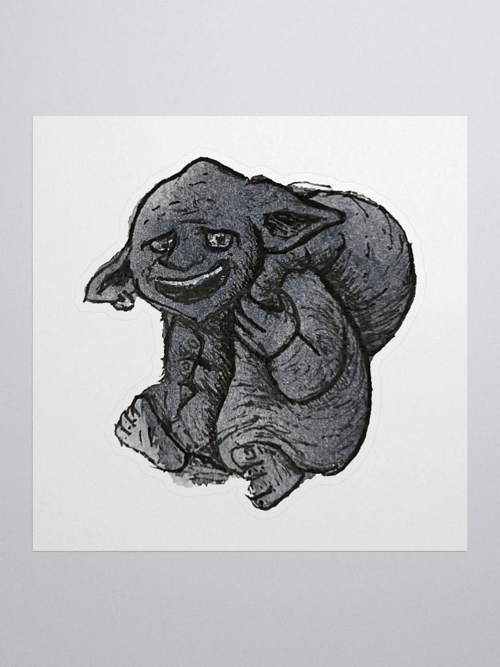 Watercolour Blobs Sticker- Payne's Gray product image (1)