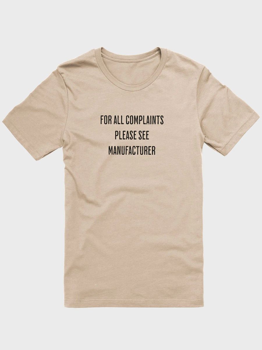For All Complaints Please See Manufacturer - T shirt product image (31)