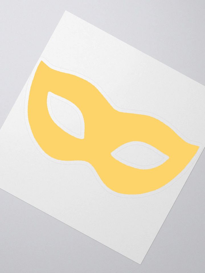 Yellow Mask Sticker product image (2)