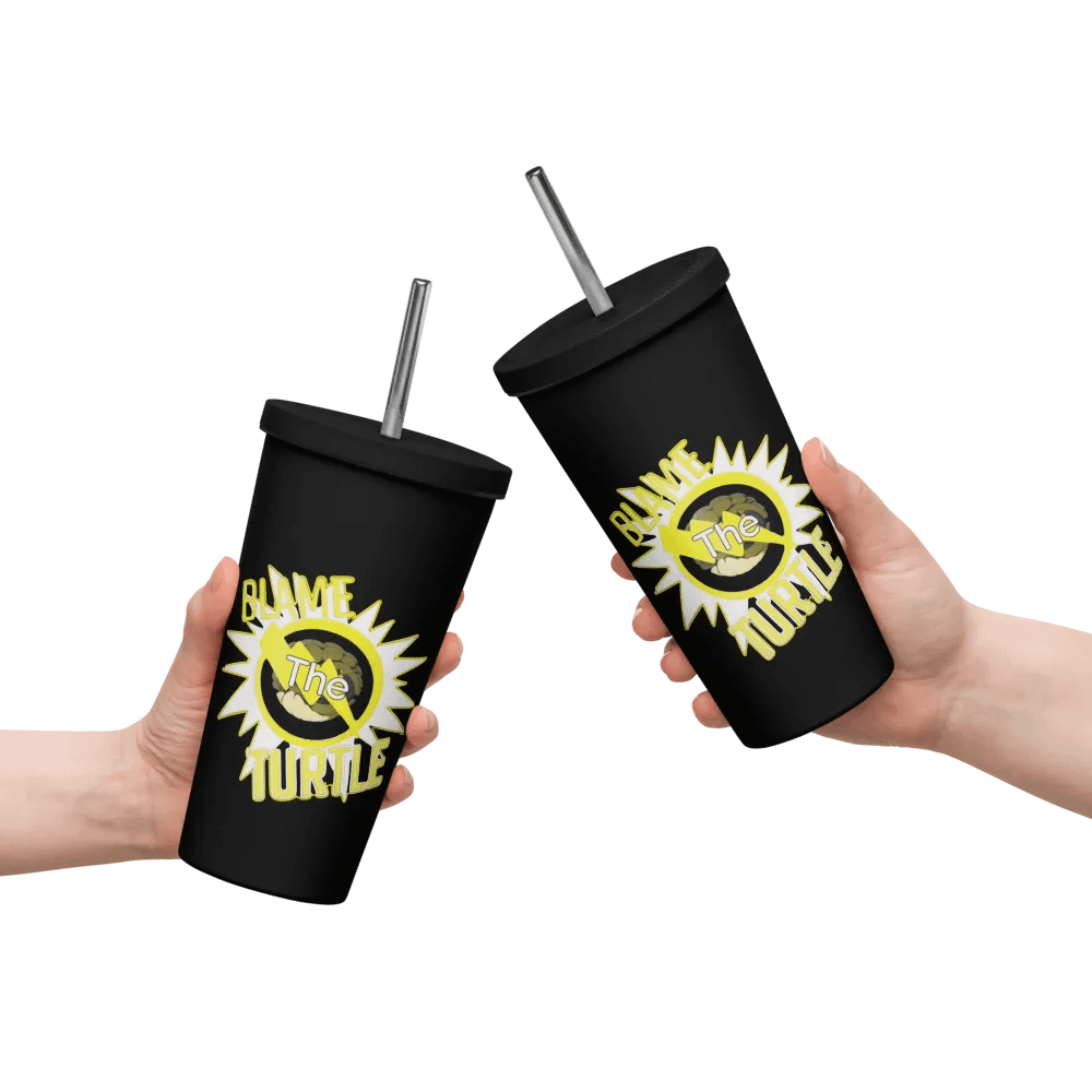 Blame the turtle! Straw Cup product image (11)