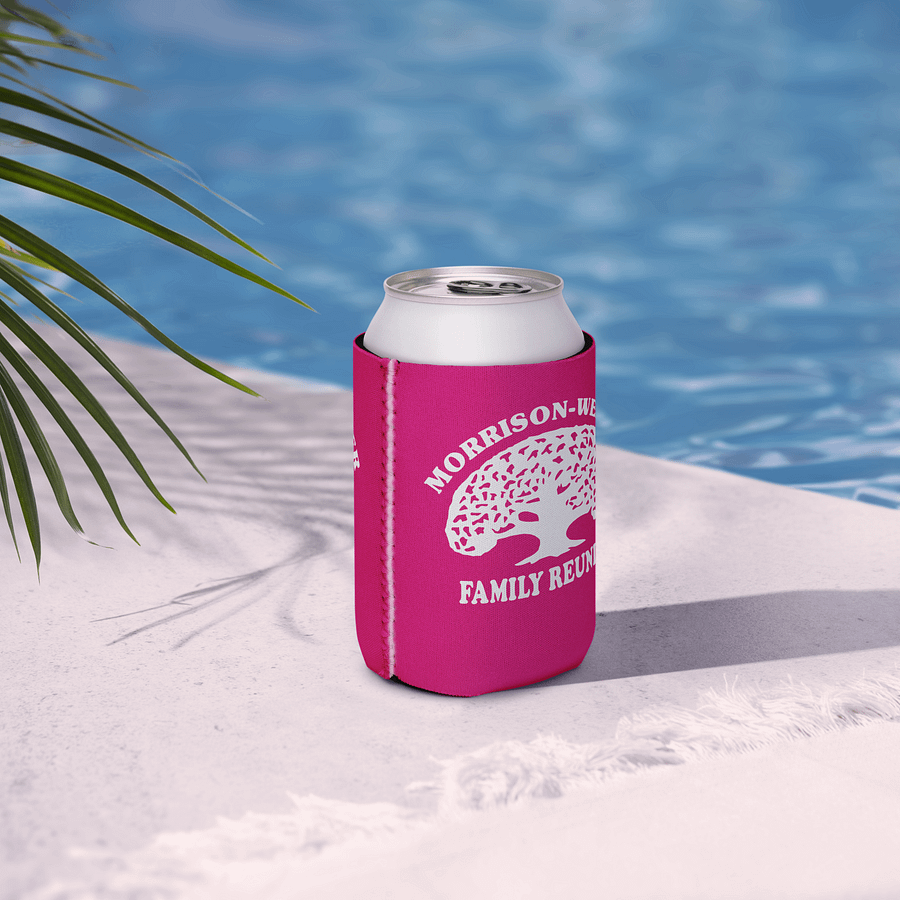 "Morrison-Werner Family Tree" Can Coozie (Magenta) product image (6)