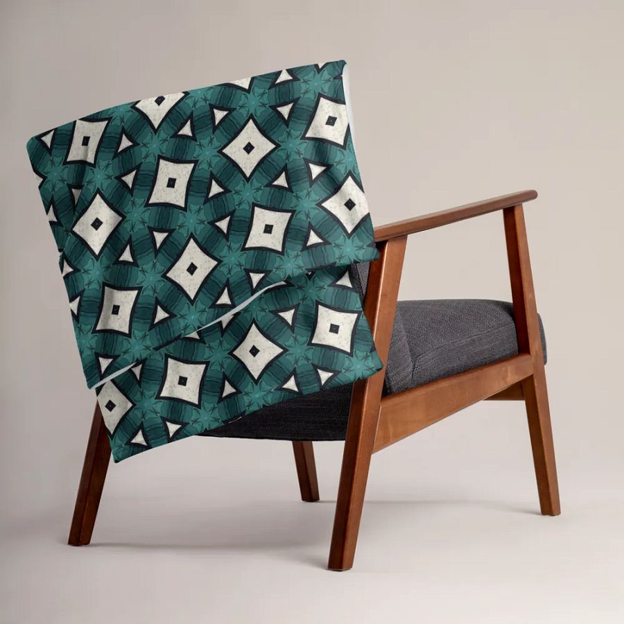 Geometric Shapes Throw Blanket product image (6)