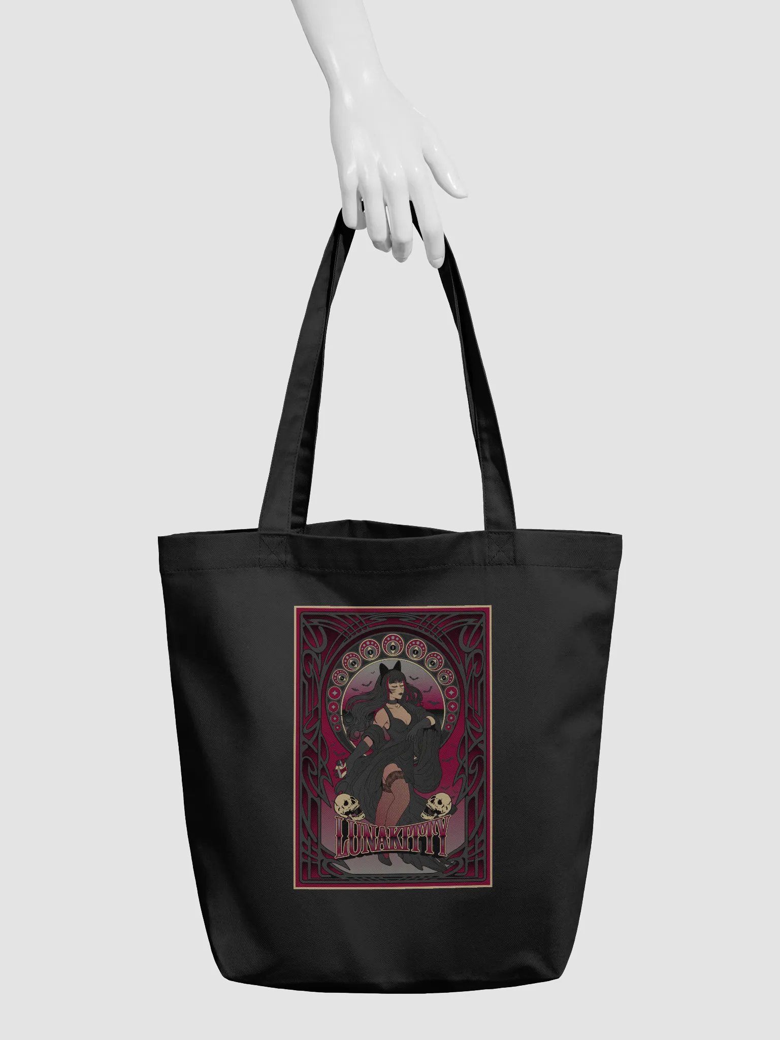 LunaKitty Tarot Card Tote Bag product image (3)