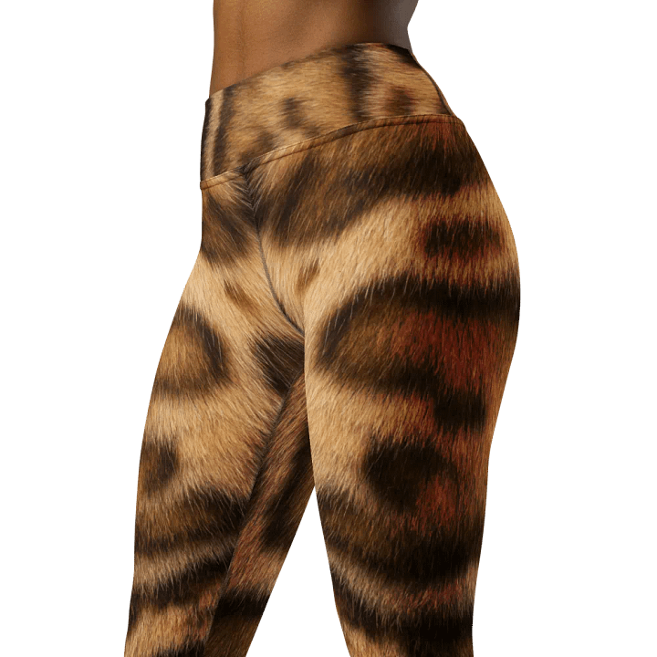 Rosetted Bengal Cat Yoga Leggings product image (2)