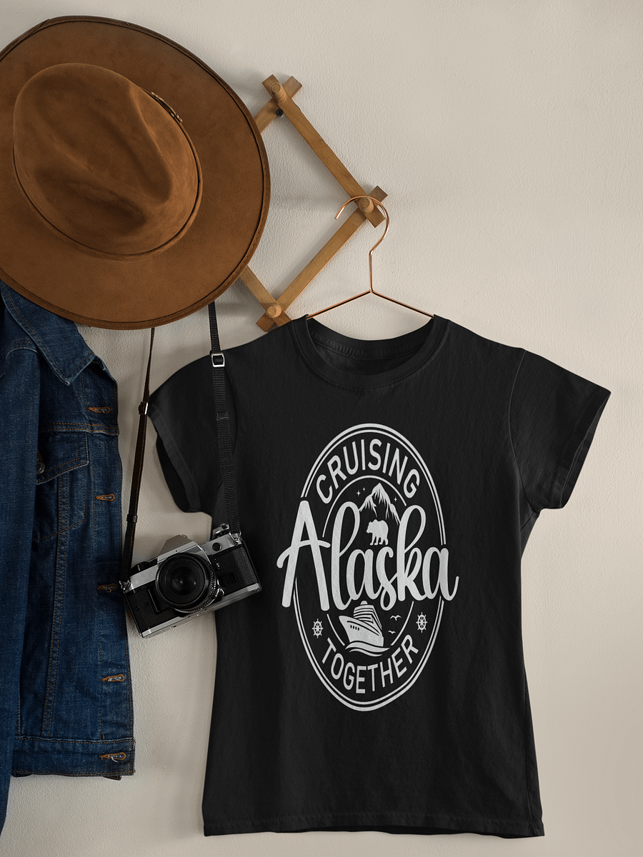 Cruising Alaska Together Unisex Softstyle T-Shirt Dark Colours product image (4)