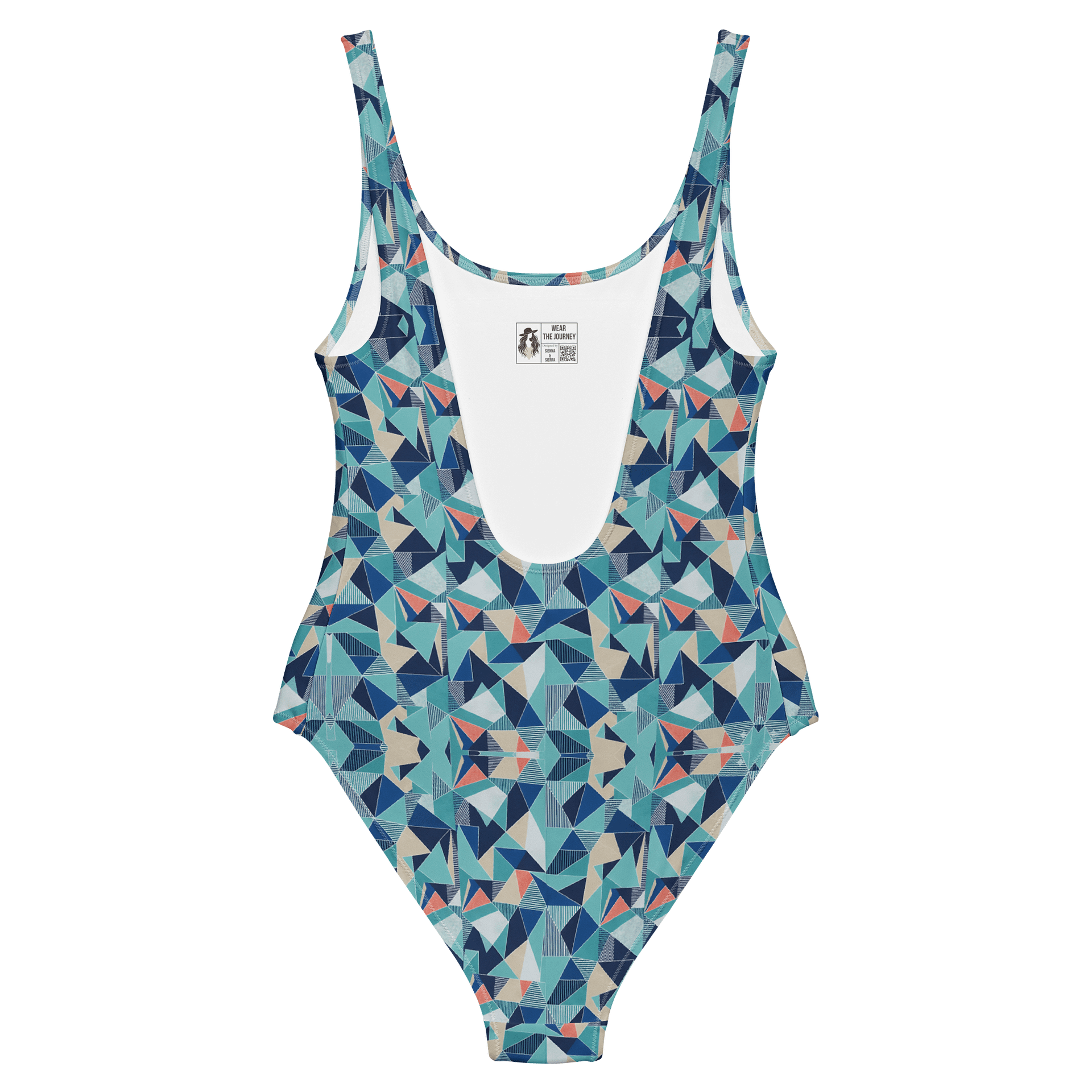 Geo Horizon One-Piece Swimsuit – Modern Wanderlust Swimwear product image (6)