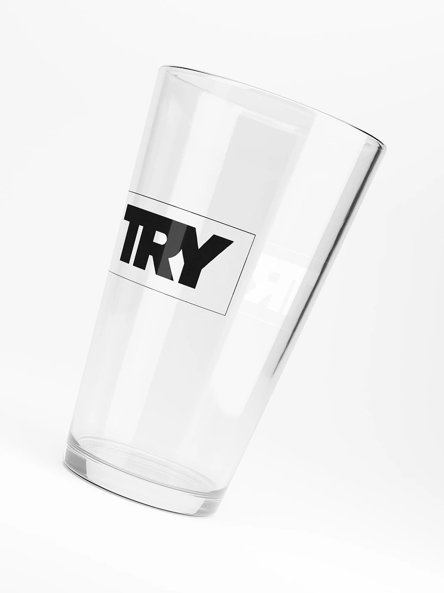 TRY Logo Pint Glass product image (6)