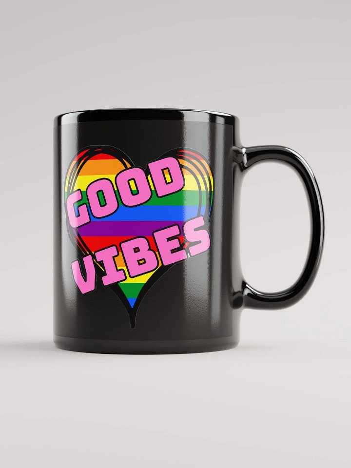 Good Vibes Black Mug product image (1)