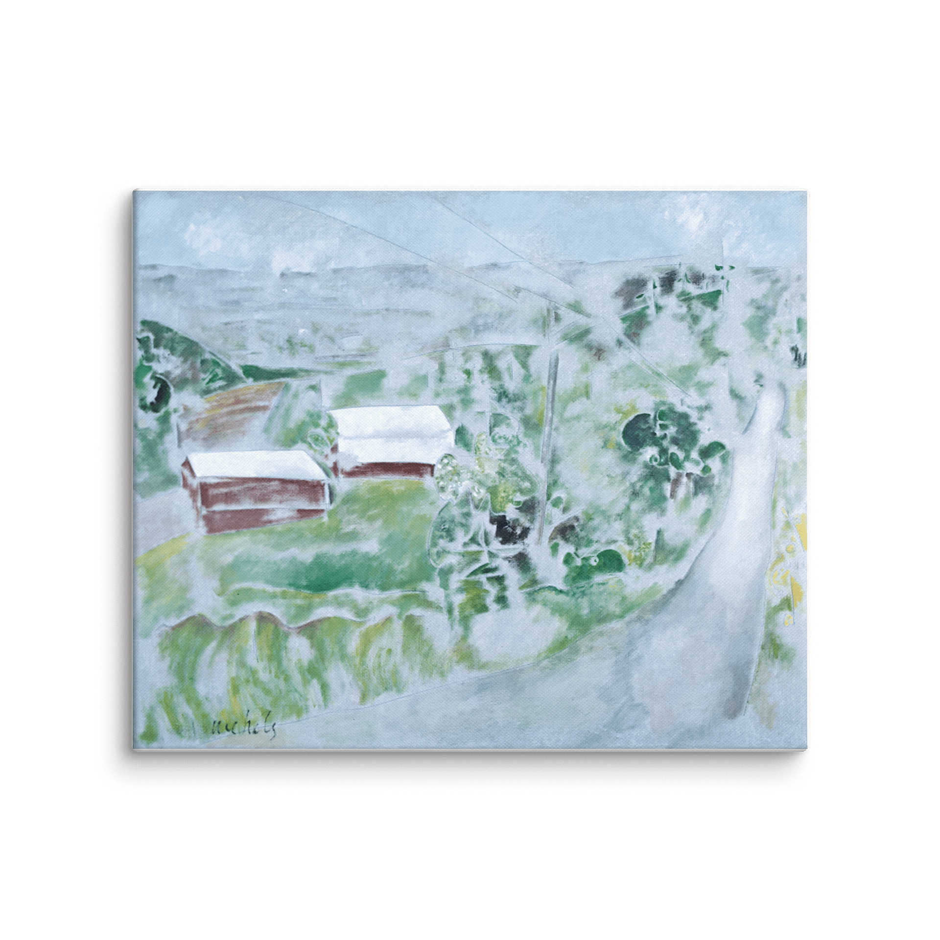 View from Mt. Pisgah (1986) on canvas (24" x 30") product image (3)