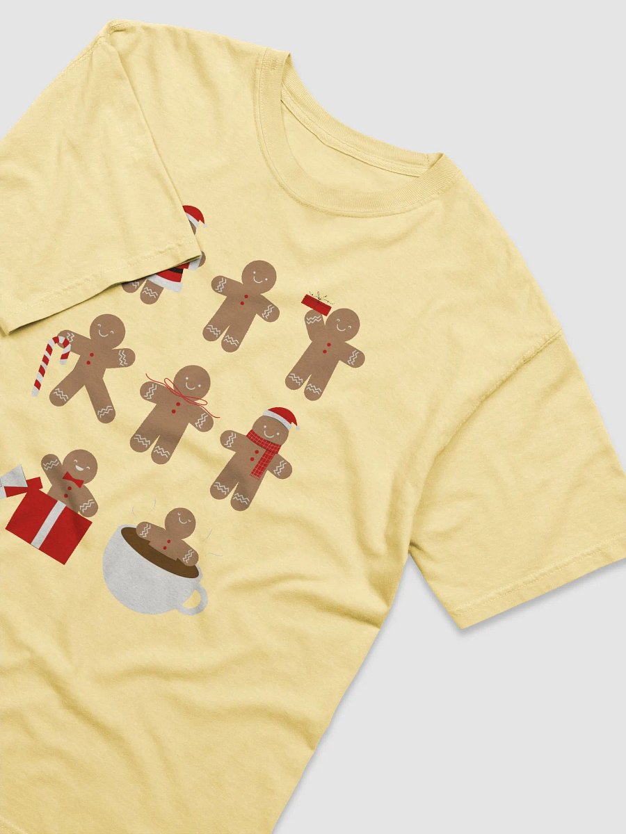Gingerbread Man Collection Holiday Heavyweight T-Shirt product image (3)