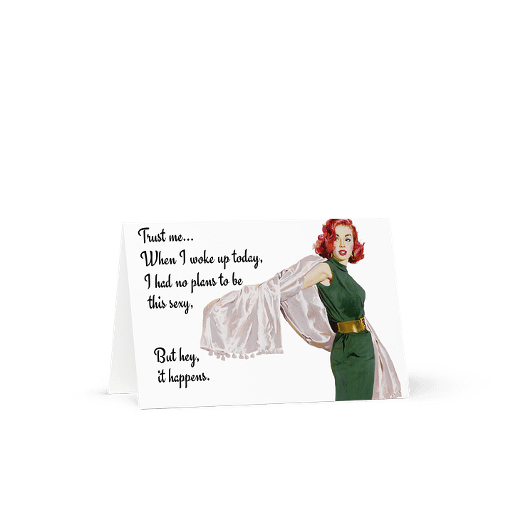 Motivational Greeting Card Looking Beautiful Today product image (2)