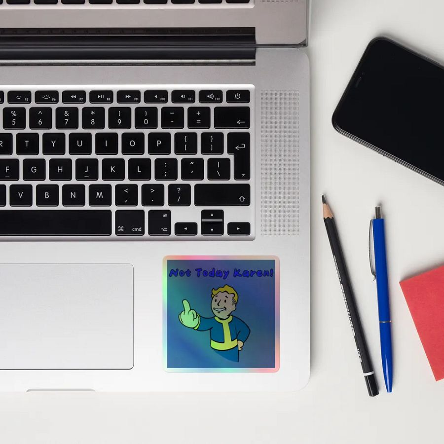 Not Today Karen! Vault Boy Salute Sticker's product image (12)