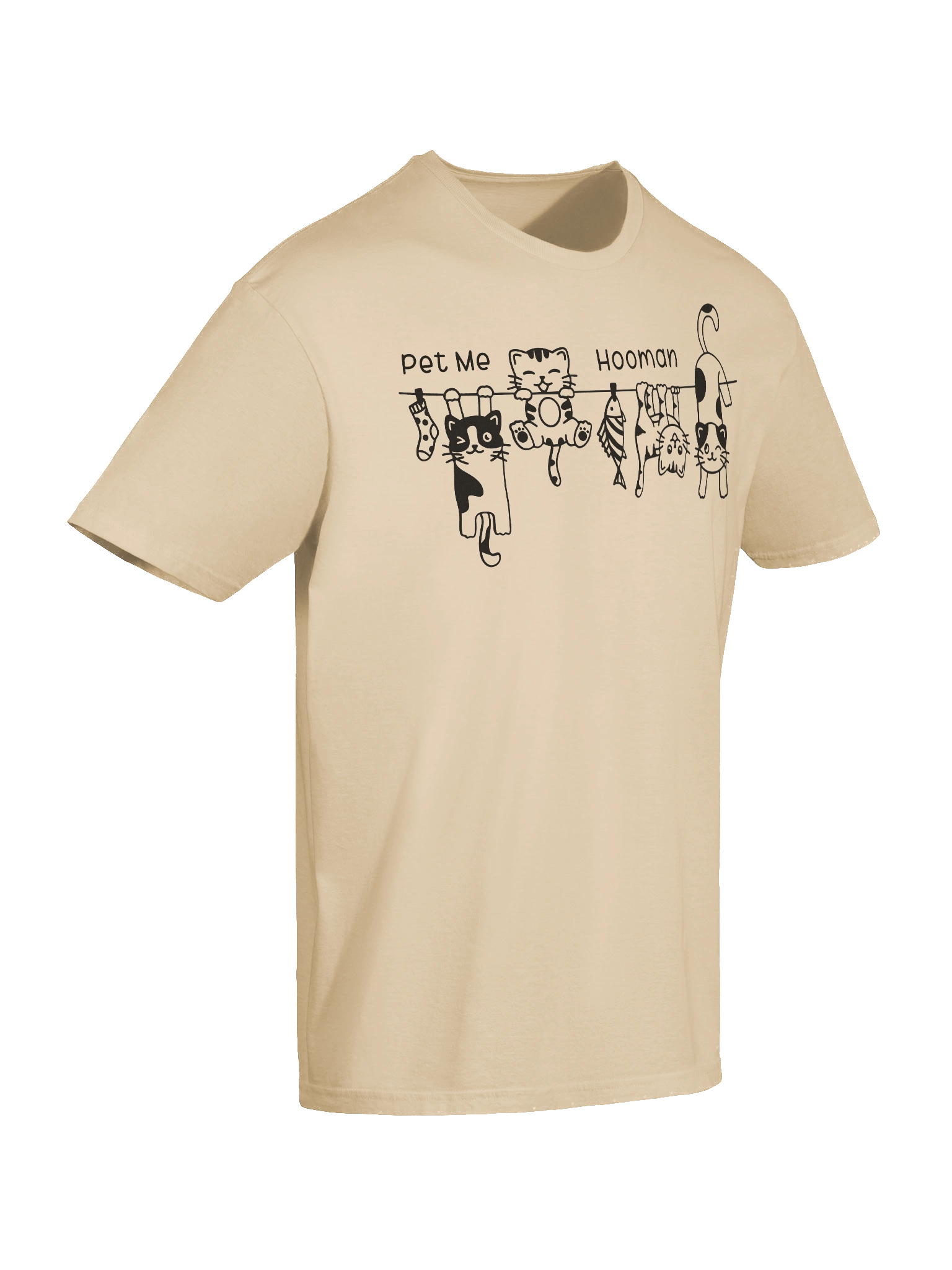 Pet Me Hooman Hanging Cats T-Shirt product image (56)